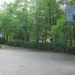 Das Basketballfeld