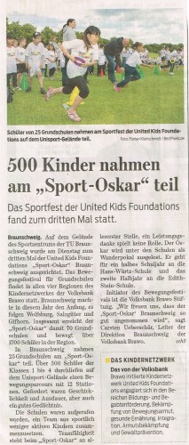 Am 03.07.2014 in der Braunschweiger Zeitung erschienen