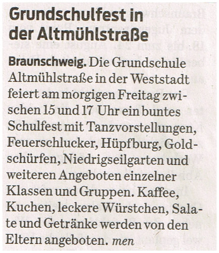 Am 03.07.2014 in der Braunschweiger Zeitung erschienen