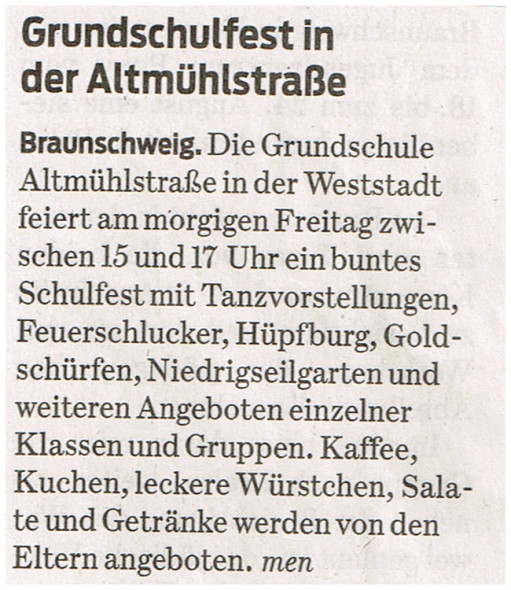 Am 03.07.2014 in der Braunschweiger Zeitung erschienen