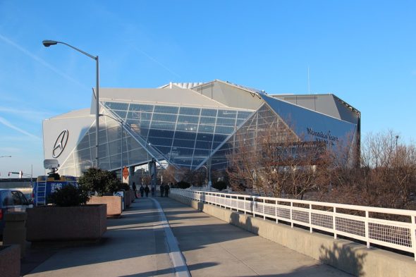 Mercedes-Benz Stadium in Atlanta © Thomson200