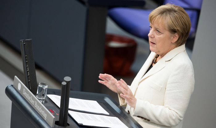 Angela Merkel im Deutschen Bundestag © Tobias Koch/cc-by-sa-3.0-de
