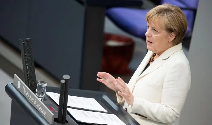 Angela Merkel im Deutschen Bundestag © Tobias Koch/cc-by-sa-3.0-de